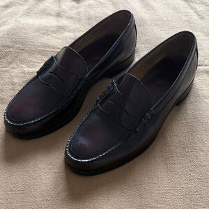 Ox Blood Penny Loafers for Men